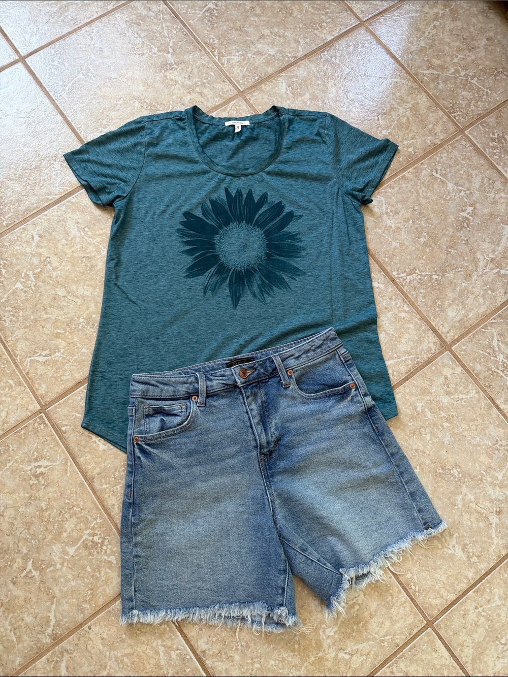Light and Airy Sunflower Top